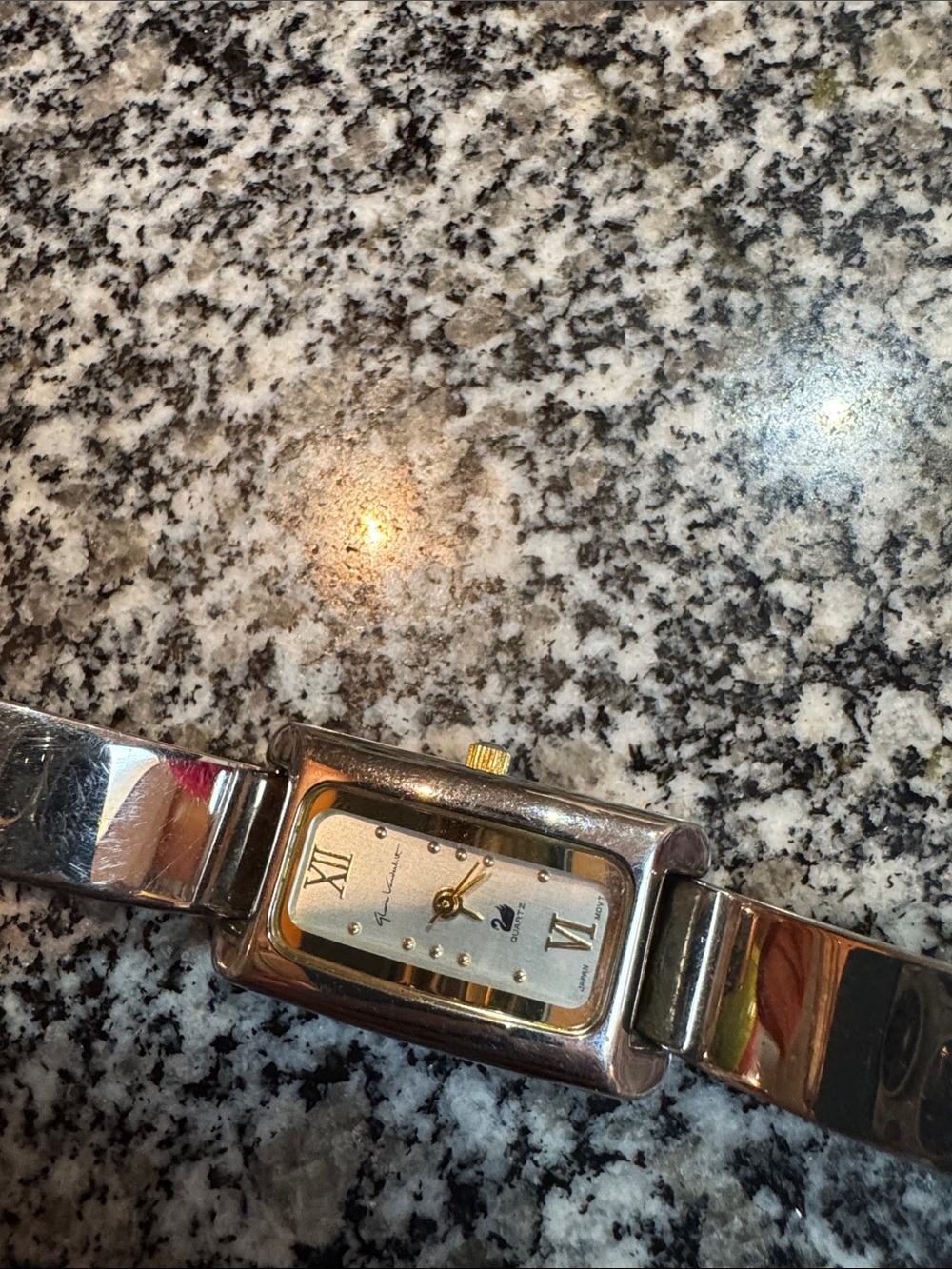 Silver Women's Rectangular Dress Watch - Classic Stainless Style